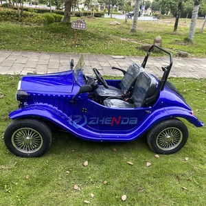 Nouvelles Voitures de Luxe en Promotion : Voiture Électrique Classique Vintage 2 Places pour le Tourisme et les Visites Touristiques - Mini Cart Classique - Product Image 5