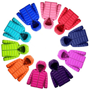All'ingrosso vestiti per bambini inverno <span class=keywords><strong>bambino</strong></span> Unisex ragazze piumino caldo leggero cerniera su giacca con cappuccio da ragazzo - Product Image 6