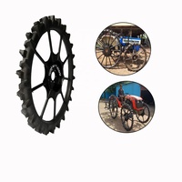 Jantes en acier au carbone JIYU 1500*160mm 1800*160mm 59 pouces pour transplanteur de riz et tracteur sans pneus – Garantie 2 ans