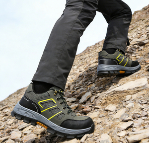 <span class=keywords><strong>Chaussures</strong></span> de sécurité de randonnée pour hommes Tiger Master Factory Sales, résistantes à l'abrasion, antidérapantes, avec semelle en caoutchouc, embout en acier large et plaque intermédiaire en acier. - Product Image 6
