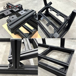Soporte de Asiento de Carreras de Aluminio Negro 4040 4080 OEM de Fábrica, Simulador de Cabina de Carreras <span class=keywords><strong>Cammus</strong></span> - Product Image 6
