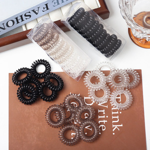 Fasce per capelli comode all'ingrosso per le donne e i bambini ad alta elasticità della bobina dei capelli delle fascette del telefono del cavo dei capelli delle fasce - Product Image 2
