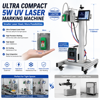 Nouveau système de marquage laser UV 5W de type portique refroidi par eau pour composants électroniques, cartes de circuits imprimés, connecteurs IC, câbles et dispositifs médicaux