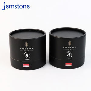 Venta caliente personalizado varias cajas de papel latas de papel redondas embalaje artesanal tubo de papel de cartón Kraft - Product Image 1