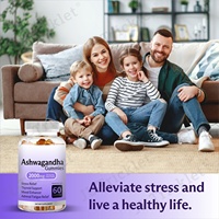 JULONG OEM supplément gommeux de sommeil à l'ashwagandha L-théanine extrait d'ashwagandha biologique Ksm-66 gommes végétaliennes à l'ashwagandha