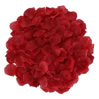 Pétales de rose artificiels en soie de luxe pour mariage, pétales de rose rouge, décoration pour la Saint-Valentin, vente en gros