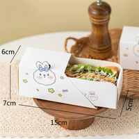 Boîtes en papier d'emballage de sandwich à emporter jetables personnalisés Hot Dog Taco Sandwich Boîtes en papier d'emballage de conteneur de restauration rapide