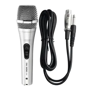 Vocal mikrofon für lautsprecher wired handheld mikrofon mit schalter und 4m abnehmbare kabel 6,35mm stecker High-qualität