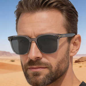 Gafas de sol polarizadas cuadradas Ks-3932 para hombre, montura negra, lentes TAC, protección UV400, gafas de sol para conducir al aire libre - Product Image 3