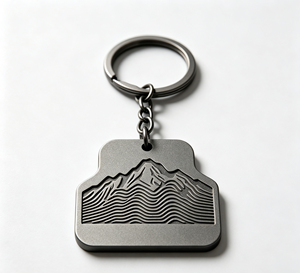Custom Metal Keychain Sublimation Printed <b>Engraved</b> <b>Key</b> <b>Ring</b> Lightweight Waterproof Promotional Souvenir Gift - Product Image 2