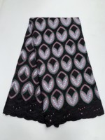 Nouvelle mode, dentelle de mariage de haute qualité, voile suisse, coton de qualité supérieure avec pierres pour vêtements féminins TY6072
