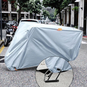 Housse de <span class=keywords><strong>moto</strong></span> toutes saisons résistante aux intempéries et aux déchirures avec protection UV pour la plupart des vélos - Product Image 2