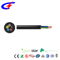 H05RR F 4Core 1 mm2 conducteur Flexible fil en caoutchouc résistant au froid câble électrique en caoutchouc Flexible