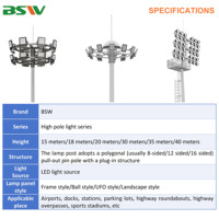 Projecteur LED d'extérieur à mât haut pour stades et grands espaces, 500W 600W 800W, avec garantie