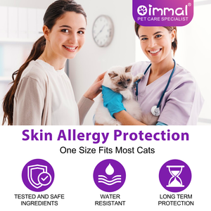 Collier <span class=keywords><strong>anti</strong></span>-moustiques Oimmal Pets, protection contre les allergies cutanées aux insectes, <span class=keywords><strong>anti</strong></span>-puces et <span class=keywords><strong>anti</strong></span>-tiques pour chats - Product Image 3