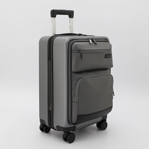 20インチハイブリッド素材荷物カスタマイズ可能ロゴフロントオープニングデザインキャリーオントラベル荷物セットサイレントスピナーホイール付き - Product Image 3