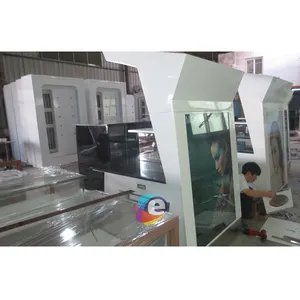 专业定制现代工厂批发玻璃化妆品展示柜，用于香水柜台