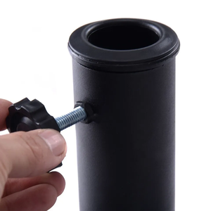 9.5 kg <strong>Weight</strong> Stand Semicircle <strong>Parasol</strong> Water Filled Plastic Umbrella <strong>Base</strong> for Patio Half Round <strong>Parasol</strong> <strong>Base</strong> - Product Image 4