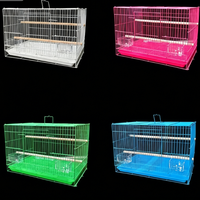 Cage à oiseaux en fer en gros pour perroquets, pigeons, lapins et élevage en groupe petit/moyen/grand
