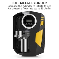 Compresseur de gonflage pour pneus de voiture 12v, pour motos et vélos