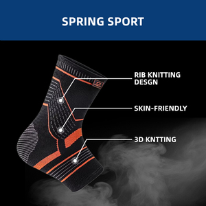 <span class=keywords><strong>Tobillera</strong></span> de Compresión Tejida Elástica para Deportes, Soporte de Tobillo para Recuperación de Esguinces e Lesiones, Protección para Baloncesto y Correr - Product Image 2