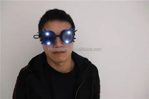 Gafas de caleidoscopio LED de moda sobre 350 modos luces intensas gafas DJ Rave fiesta de disfraces gafas de Halloween - Product Image 3