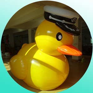 Quảng cáo lớn <span class=keywords><strong>Inflatable</strong></span> <span class=keywords><strong>Superman</strong></span> Vịt đồ chơi, động vật nổi cưỡi - Product Image 3