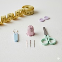 Ensemble d'accessoires de couture de qualité supérieure, kit de couture DIY pour débutants, collection complète d'outils et d'accessoires de tailleur