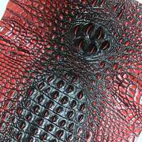 Mode 1.3mm Crocodile Motif Cuir Véritable pour Sacs et Chaussures