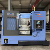 Tour CNC horizontal TCK52 - Machine de tournage de métaux de haute précision et robuste avec fonctions automatiques, broche simple