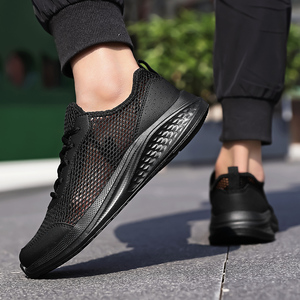 รองเท้าวิ่งผู้ชายแบบมินิมอล ผ้าสเตรช ระบายอากาศได้ดี น้ำหนักเบา เหมาะสำหรับฤดูร้อน - Product Image 5