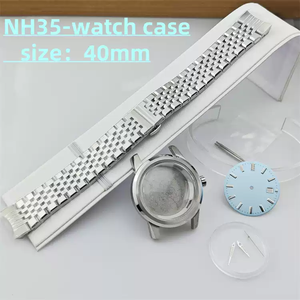 Nueva Caja de Reloj de Acero Inoxidable 316L de la Serie <span class=keywords><strong>KIN</strong></span> de 40 mm, Ligera y Multifuncional, Compatible con Movimientos NH35/36 para Relojes Mecánicos DIY - Product Image 1