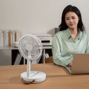 Portable Foldable Rechargeable Oscillating Fan 8000mAh <b>Battery</b> <b>Operated</b> Type-C Remote Quiet Operation Mechanical for Car Outdoor - Product Image 4