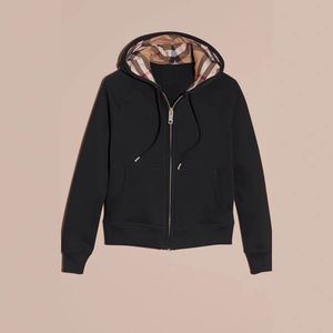 Felpe <span class=keywords><strong>con</strong></span> <span class=keywords><strong>Cappuccio</strong></span> di Alta Qualità Stile Britannico Unisex <span class=keywords><strong>con</strong></span> Zip Intera e Loghi Ricamati Personalizzabili - Product Image 6