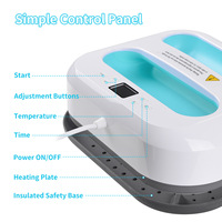 Presse à chaud portable 12*10 pouces pour usage domestique, idéale pour l'impression DTF, DTG et la sublimation – Machine de transfert thermique pour T-shirts