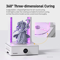 Station de lavage et de durcissement ELEGOO Mercury XS, 7000 ml, lumière UV portable 405 nm pour imprimante 3D à résine de grande taille MSLA LCD DLP