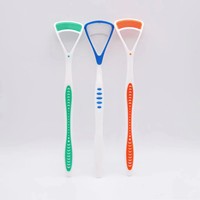 Raspador de Lengua de Silicona con Mango Antideslizante, Cepillo Limpiador de Lengua, Elimina el Mal Aliento, Herramienta de Higiene Bucal, Logotipo Personalizado, Venta al Por Mayor