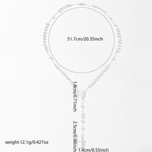 Joyería Religiosa, Collar con Dije de la Virgen de Guadalupe, Rosario, Cruz Benedictina, Collar de Cuentas Cristianas para Oración - Product Image 6