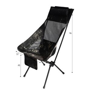 Chaise longue pliante d'extérieur en aluminium léger de haute qualité pour camping, pique-nique, randonnée, pêche, voyage et atelier – Vente en gros - Product Image 6