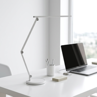 Lampe de bureau LED pour la protection des yeux, à intensité variable, bras articulé, commande tactile, 3 températures de couleur, sans scintillement, lampe de lecture pour la maison et le bureau