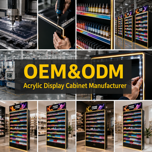 Exhibidor Acrílico Personalizado Comercial, Organizador de Exhibición con Servicio de Combinación de Colores <span class=keywords><strong>para</strong></span> el Área de Caja de Supermercados - Product Image 1