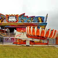 Équipement de fête foraine pour parcs d'attractions : Manège Danseuse Volante, Plateau Tournant Électrique Phénix, Installations de Divertissement