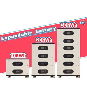 GreenBatt LFP Energy Storage 51.2v 48v 400ah 300ah 200ah 100ah 5kwh 10kwh 15kwh 20kwh Stacked Battery