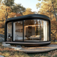Hôtel mobile de vacances extérieur au design moderne et élégant - Maisons préfabriquées, capsules spatiales, micro-maisons capsules