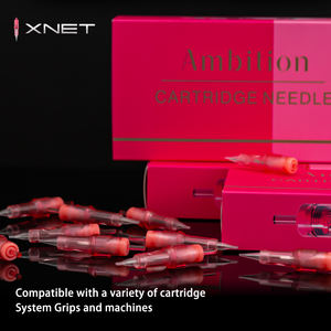 XNET - Cartuchos de Agujas Desechables para Tatuaje de Cejas SMP PMU, Color Rosa, 10 Piezas, Esterilizados y Seguros, 1RL 3RL 5RL 7RL 5F 7F para Maquillaje Permanente - Product Image 4