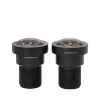 Lente Impermeable de Montura S de 1/1.8'' 196 Grados M12 F1.6 de Gran Apertura, 5 Elementos, 3 Grupos, para Drones de Vigilancia 4K
