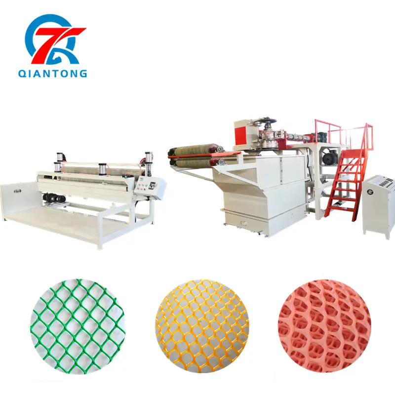 HDPE Plastic rigid net extruder PE mesh fence making machine for protective