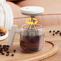 Tasse à café à agitation magnétique automatique Portable verre mélange gobelet à café batterie milk-shake tasse Linner tasse