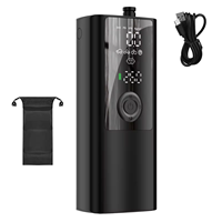 Pompe à air électrique sans fil rechargeable portable pour pneus de vélo, mini compresseur numérique à LED, 120 PSI, en métal
