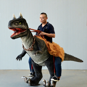 Costume de <span class=keywords><strong>dinosaure</strong></span> robotique réaliste Cetdino d'inspiration <span class=keywords><strong>Jurassic</strong></span> <span class=keywords><strong>World</strong></span>, à chevaucher, pour spectacle scénique - Product Image 1